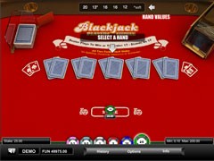 Elección de los jugadores de blackjack logo