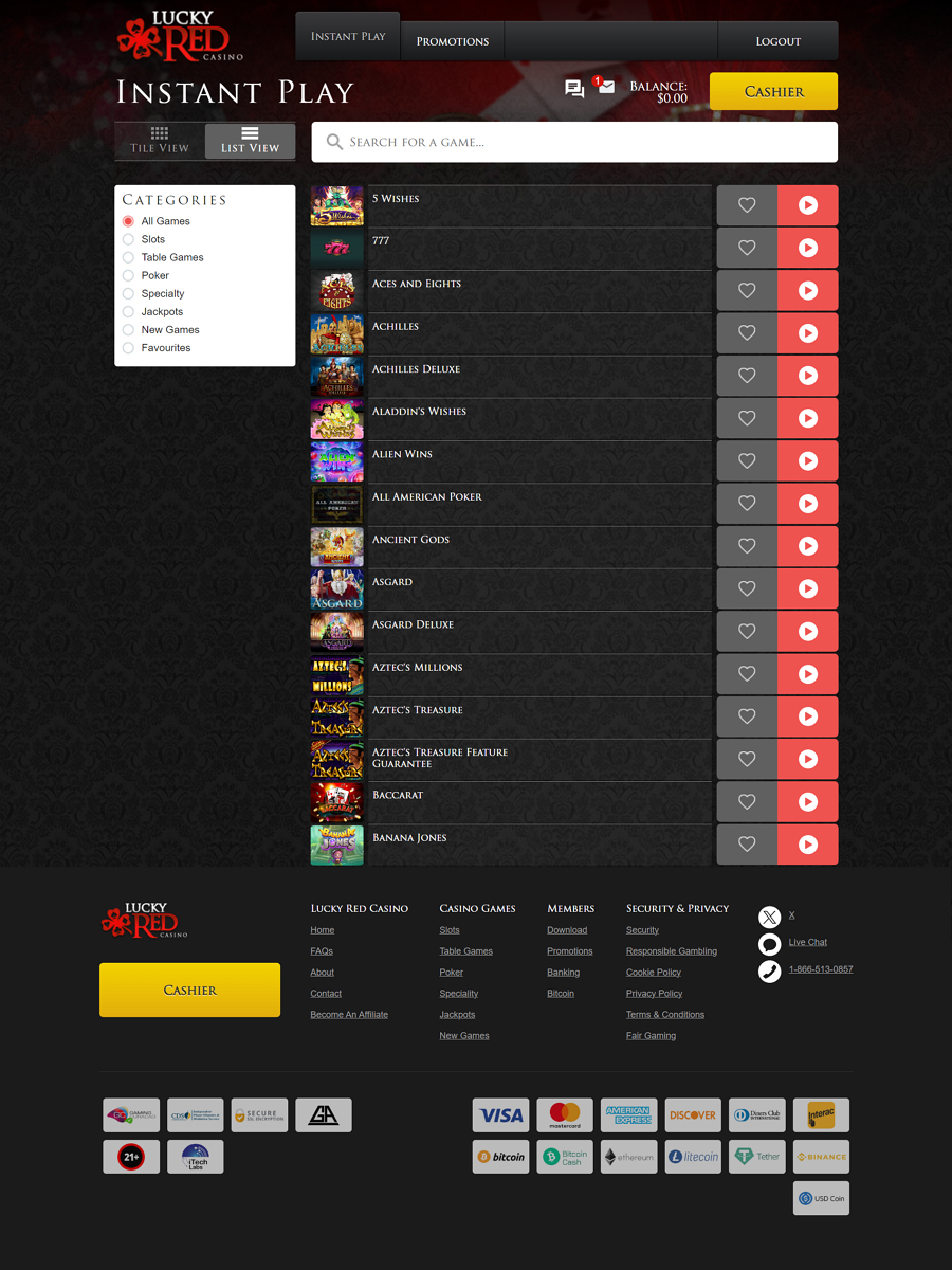 Blackjack al Casinò Lucky Red screenshot